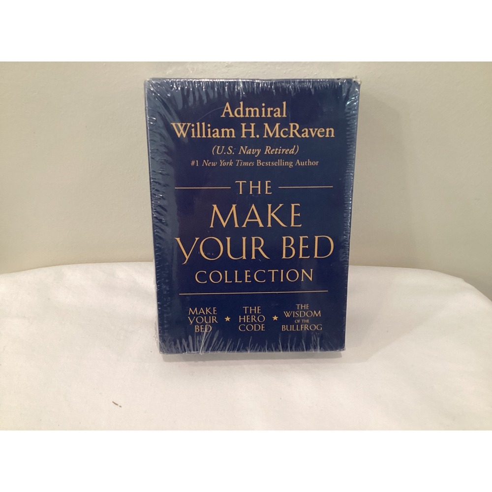 Admiral William H McRaven The Make Your Bed Collection 3-Book Hardcover Set NEW